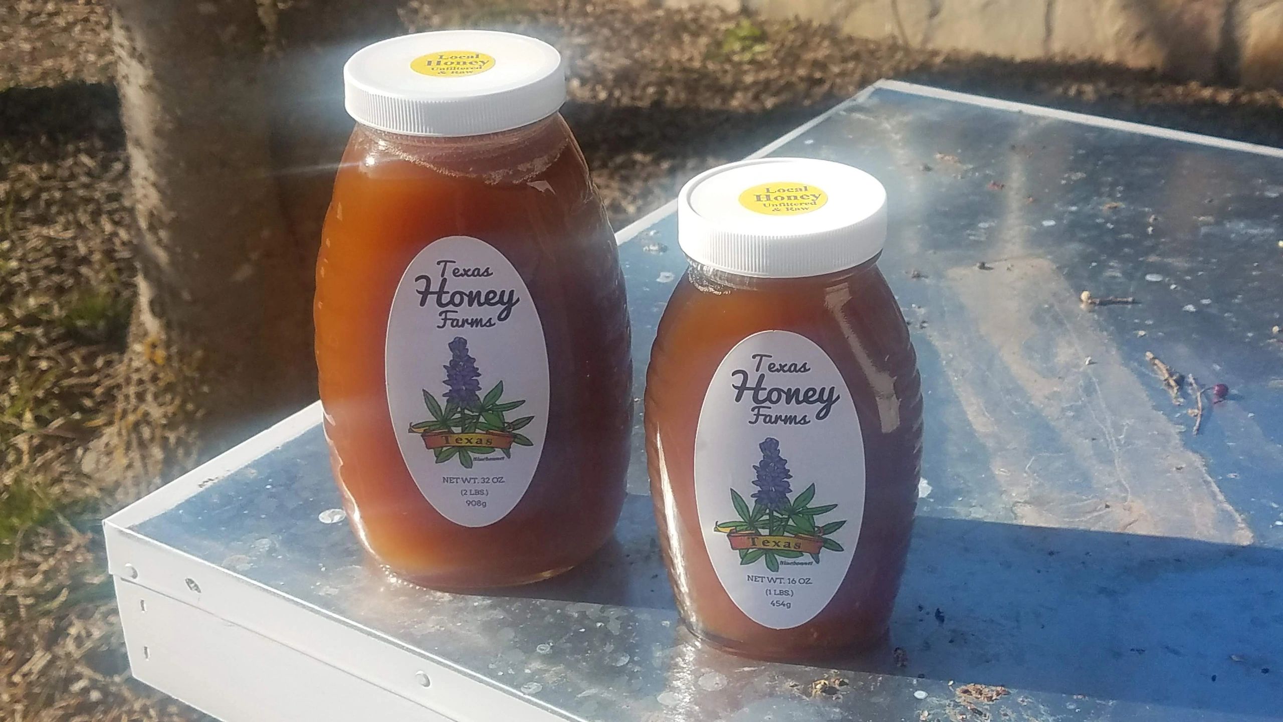 Honey jars local honey product